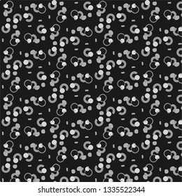 Abstract vector monochrome background. Halftone illustration pattern