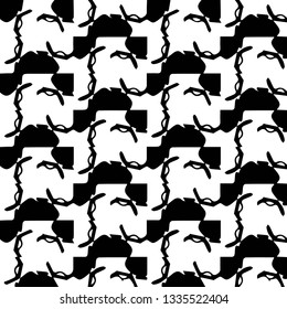 Abstract vector monochrome background. Halftone illustration pattern
