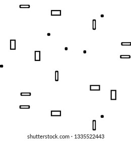 Abstract vector monochrome background. Halftone illustration pattern