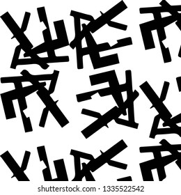 Abstract vector monochrome background. Halftone illustration pattern