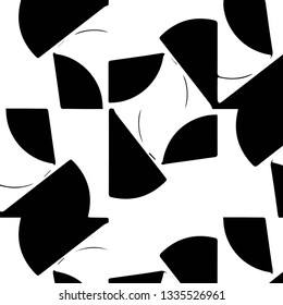Abstract vector monochrome background. Halftone illustration pattern