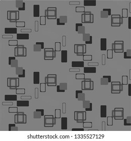 Abstract vector monochrome background. Halftone illustration pattern