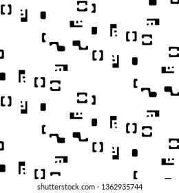 Abstract vector monochrome background. Halftone illustration pattern