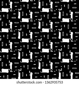 Abstract vector monochrome background. Halftone illustration pattern