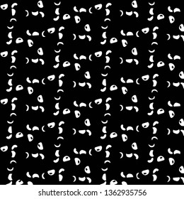 Abstract vector monochrome background. Halftone illustration pattern