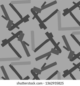 Abstract vector monochrome background. Halftone illustration pattern