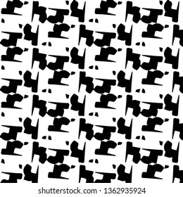 Abstract vector monochrome background. Halftone illustration pattern