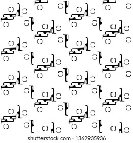 Abstract vector monochrome background. Halftone illustration pattern