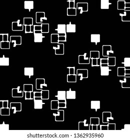 Abstract vector monochrome background. Halftone illustration pattern