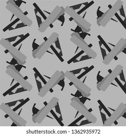 Abstract vector monochrome background. Halftone illustration pattern