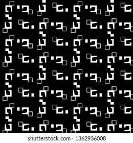 Abstract vector monochrome background. Halftone illustration pattern