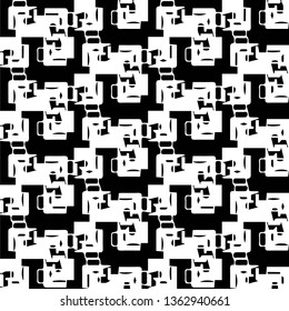 Abstract vector monochrome background. Halftone illustration pattern