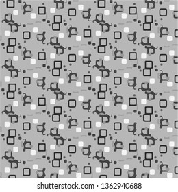 Abstract vector monochrome background. Halftone illustration pattern