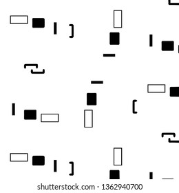 Abstract vector monochrome background. Halftone illustration pattern