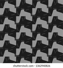 Abstract vector monochrome background. Halftone illustration pattern