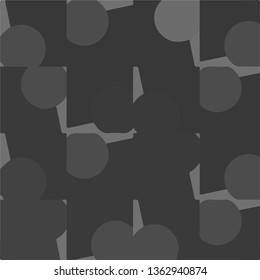 Abstract vector monochrome background. Halftone illustration pattern