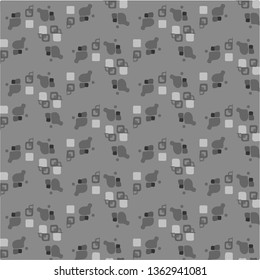 Abstract vector monochrome background. Halftone illustration pattern