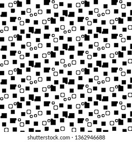 Abstract vector monochrome background. Halftone illustration pattern