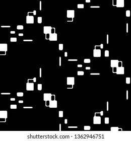 Abstract vector monochrome background. Halftone illustration pattern