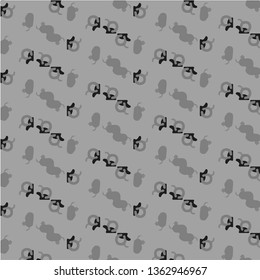 Abstract vector monochrome background. Halftone illustration pattern