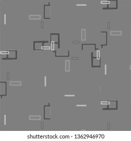 Abstract vector monochrome background. Halftone illustration pattern