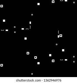 Abstract vector monochrome background. Halftone illustration pattern
