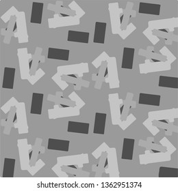 Abstract vector monochrome background. Halftone illustration pattern