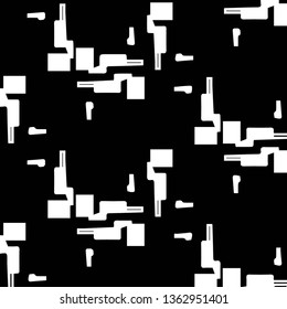 Abstract vector monochrome background. Halftone illustration pattern