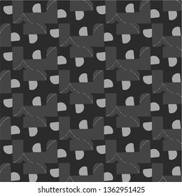 Abstract vector monochrome background. Halftone illustration pattern