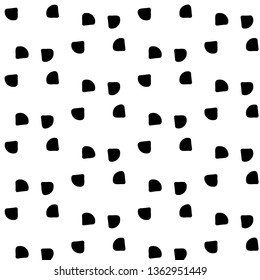 Abstract vector monochrome background. Halftone illustration pattern