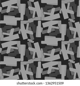 Abstract vector monochrome background. Halftone illustration pattern