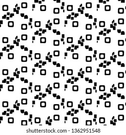 Abstract vector monochrome background. Halftone illustration pattern