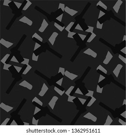 Abstract vector monochrome background. Halftone illustration pattern