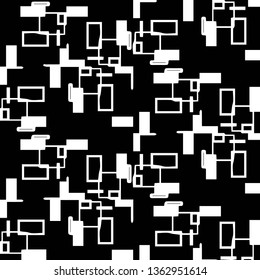 Abstract vector monochrome background. Halftone illustration pattern