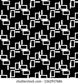 Abstract vector monochrome background. Halftone illustration pattern
