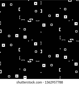 Abstract vector monochrome background. Halftone illustration pattern