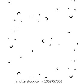 Abstract vector monochrome background. Halftone illustration pattern