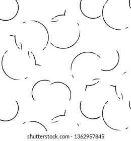 Abstract vector monochrome background. Halftone illustration pattern