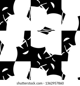 Abstract vector monochrome background. Halftone illustration pattern