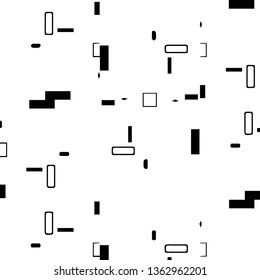 Abstract vector monochrome background. Halftone illustration pattern