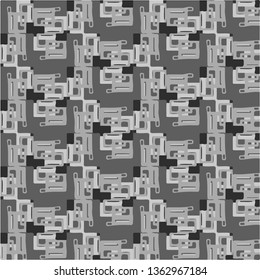 Abstract vector monochrome background. Halftone illustration pattern