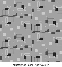 Abstract vector monochrome background. Halftone illustration pattern