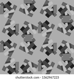 Abstract vector monochrome background. Halftone illustration pattern