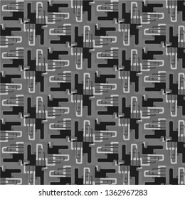 Abstract vector monochrome background. Halftone illustration pattern
