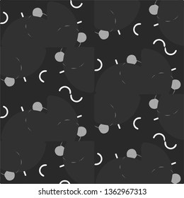 Abstract vector monochrome background. Halftone illustration pattern