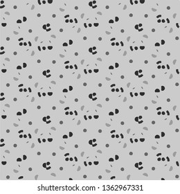 Abstract vector monochrome background. Halftone illustration pattern