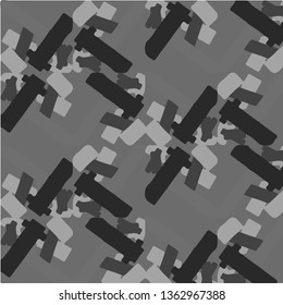 Abstract vector monochrome background. Halftone illustration pattern