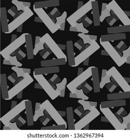 Abstract vector monochrome background. Halftone illustration pattern