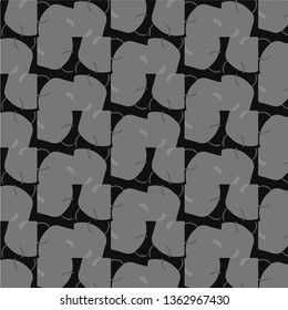 Abstract vector monochrome background. Halftone illustration pattern
