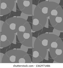 Abstract vector monochrome background. Halftone illustration pattern